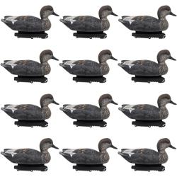 Ensemble de 12  moules  Canard chipeau m&acirc;le - FINAL APPROACH