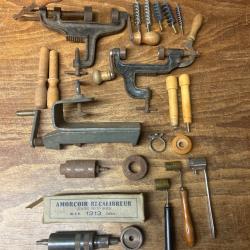 Sertisseurs et divers pour rechargement