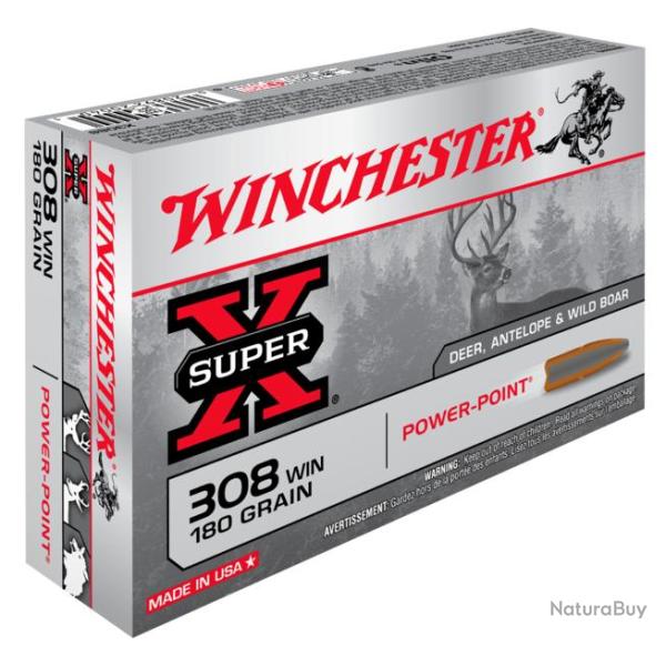 WINCHESTER 308 180grains Power-Point