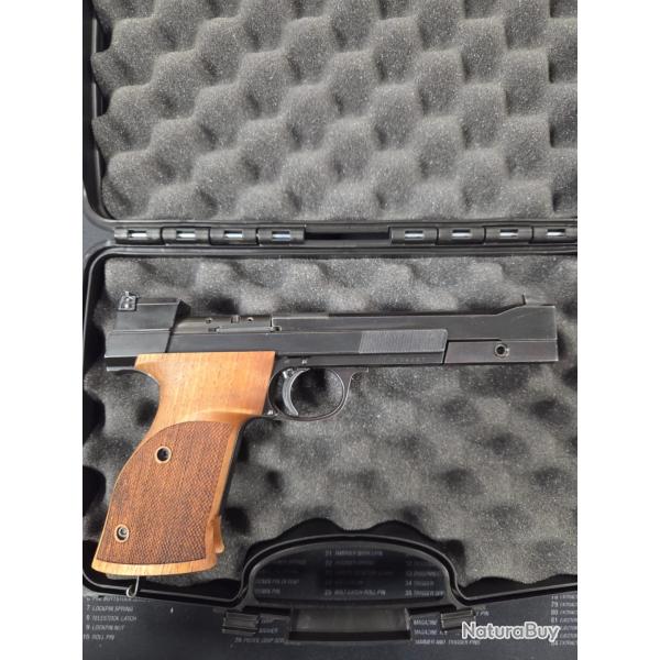 Pistolet de tir sportif H�mmerli 215 calibre 22 LR excellent �tat