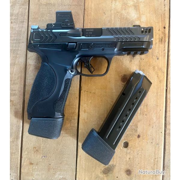 Talon de chargeur rallong� Smith & Wesson M&P 9