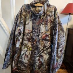 veste de chasse camo tissus leger Solognac
