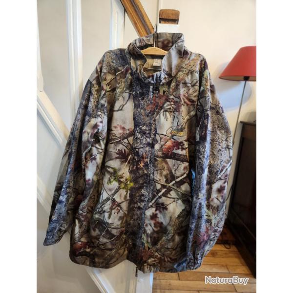 veste de chasse camo tissus leger Solognac