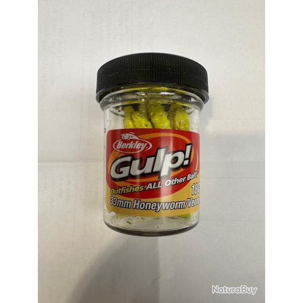 Teigne artificielle Berkley jaune GULP