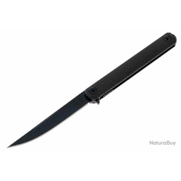 Couteau Spartan Blades Nemec Lame Acier CPM-S35VN Black Manche Black GFN Liner Lock SFBL12BK