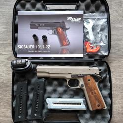 Op&eacute; ! Pistolet GSG 1911-22 US Tan cal.22Lr