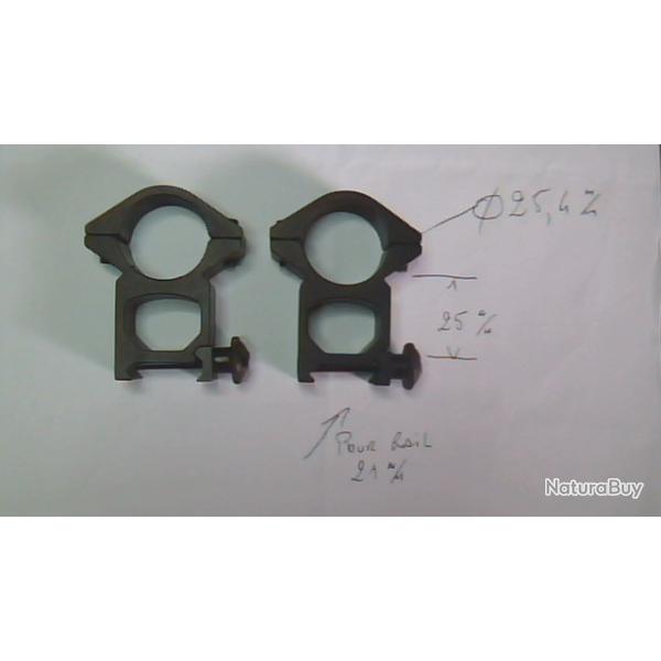 collier montage lunette de tir