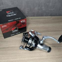 Moulinet Quick 1 3000 RD 3+1 BB - DAM - 351gr - 4 roulements &agrave; bille - Rapport 5,2:1 - 280m/0,25mm