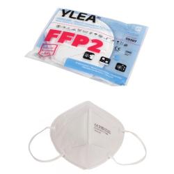 Masque FFP2 NR YLEA conforme aux normes CE 0598 & NF EN 149+A1