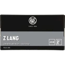 BALLES RWS Z LANG COURT 1,9g , CALIBRE:22LR. Lot de 10 Boites de 50.