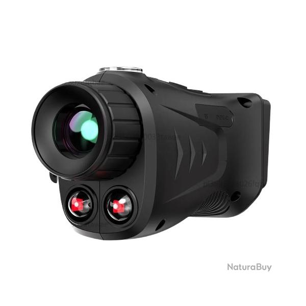 Monoculaire Vision Nocturne 4K 18X Infrarouge 900m Ecran 2.8" Rechargeable Chasse Observation Nuit