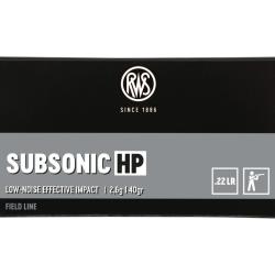 500 Munitions RWS Subsonic HP 40Grs