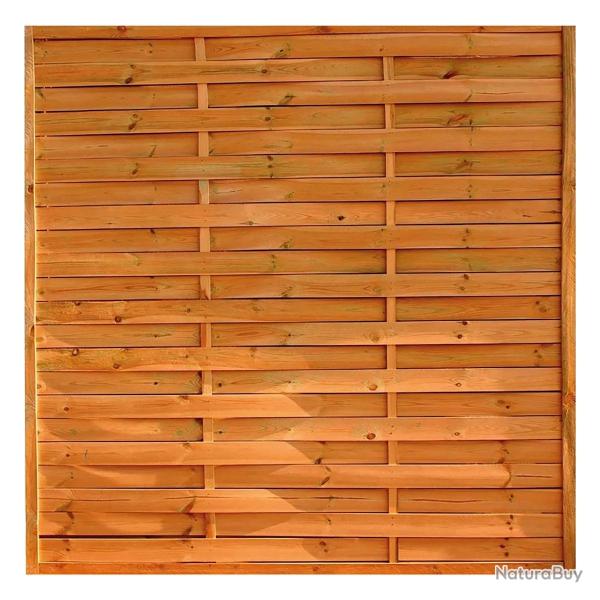 Panneau occultant en bois de pin 180x180 cm - �cart 2,5 cm