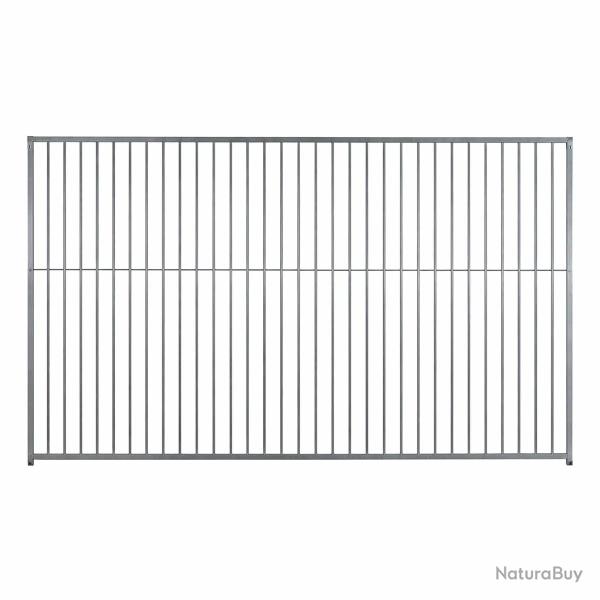 Panneau de chenil � barreaux 1,5m avec porte - Hauteur 184cm
