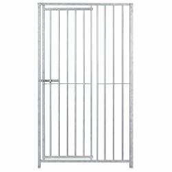 Panneau de chenil &agrave; barreaux 2m avec porte - Hauteur 184cm