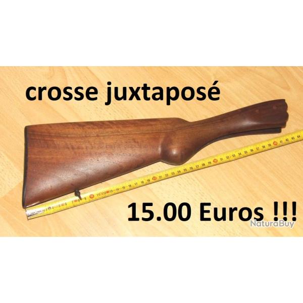 crosse fusil juxtapos� inconnue � 15.00 Euros !! (r�par�e par professionnel) - VENDU PAR JEPERCUTE