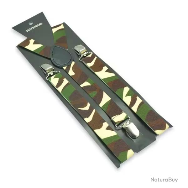 Bretelle � Clips Coloris camouflage