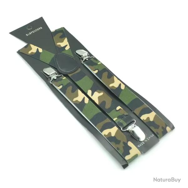 Super Bretelle � Clips Coloris camouflage