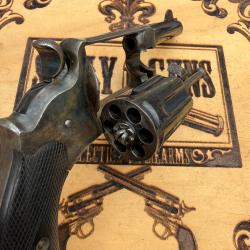 V&eacute;lodog &agrave; BARILLET BASCULANT rare syst&egrave;me ! Revolver de poche europ&eacute;en - d&eacute;but XXe si&egrave;cle poin&ccedil;on PV