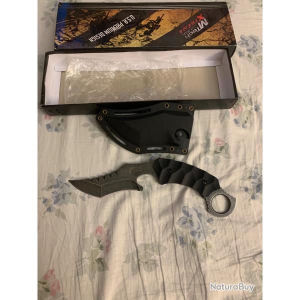 Couteau Tactique fixe Mtech