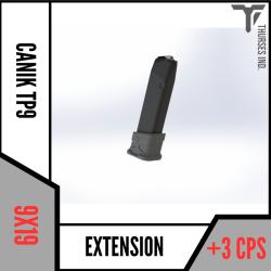 extension chargeur canik tp9 talon +3 coups Thurses Industries