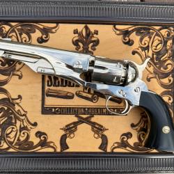 &Eacute;tat neuf Pietta 1862 Police Pony Express Sheriff cal. .36 PN - superbe finition nickel&eacute;e.