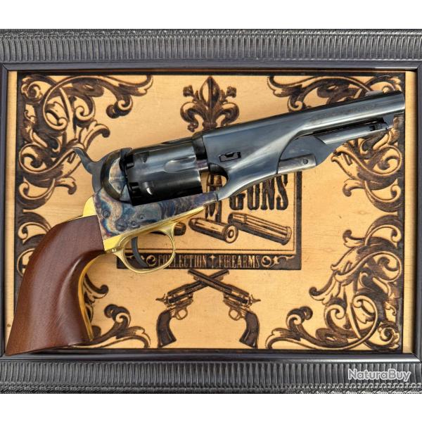 Pietta 1862 Police Pony Express Sheriff cal. .36 PN - laiton, jaspage et bois, superbe pr�sentation