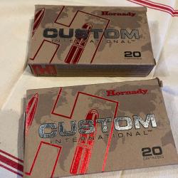 2 boites de munitions 9.3x62 de marque hornady
