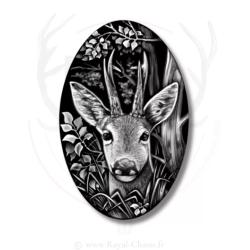 Calotte en argent Chevreuil BLASER