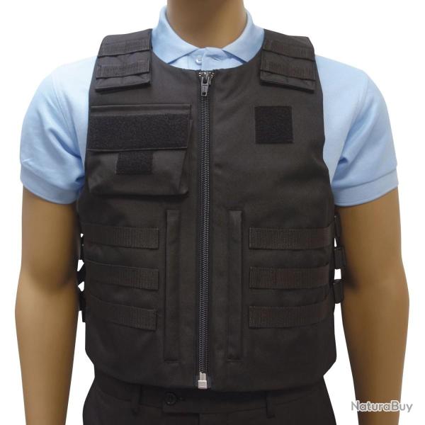 Housse de Gilet Pare-Balles OPERATIONNELLE - OPEX Noir 120-132 XL