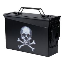 Caisse &agrave; munition Squelette - Cal.30 - Noir