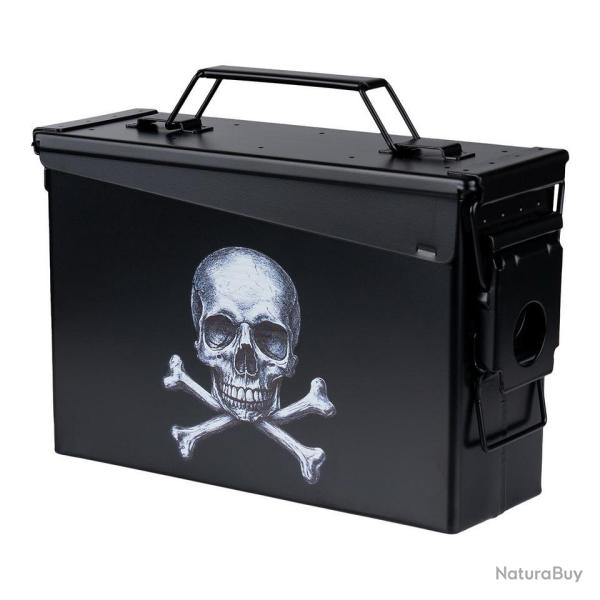 Caisse � munition Squelette - Cal.30 - Noir