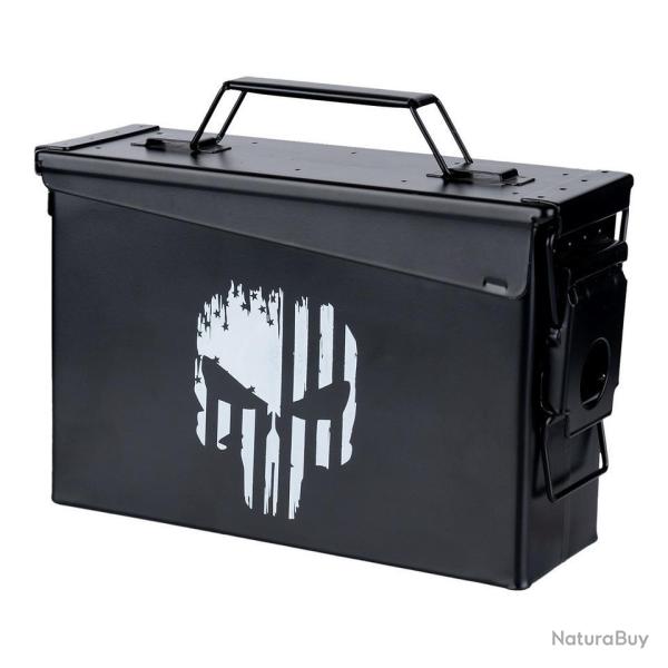 Caisse � munition Punish Skull - Cal.30 - Noir