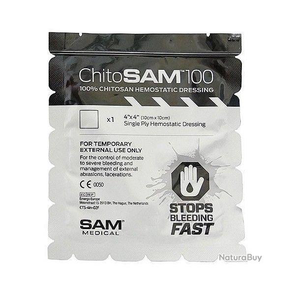 Pansement h�mostatique Chito Sam 100 - 10x10cm
