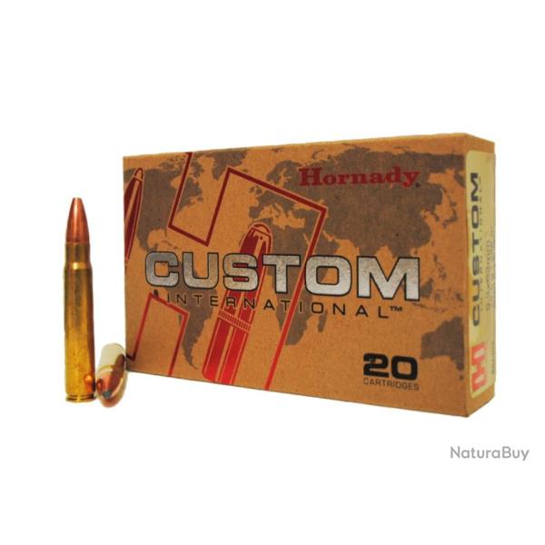 Cartouches HORNADY Custom International Interlock SP - Calibre 9,3x62 - 286grs - Boite de 20 unit�s