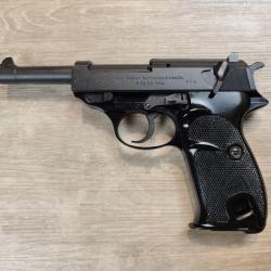 Pistolet WALTHER P38/P1 - Cal. 9x19 - Ulm/Do 1962 - Boite origine, 2 chargeurs (Occasion excellent &eacute;