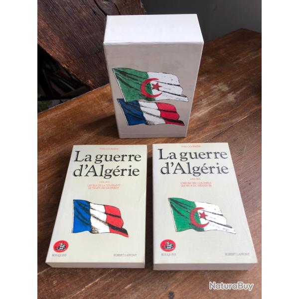 La guerre d'Alg�rie coffret 2 volumes, Yves Courri�re -  Bouquins Robert Laffont