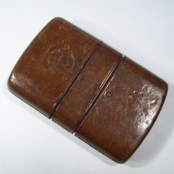 &eacute;tui cuir pour 8 cartouches de poche ancien 1900