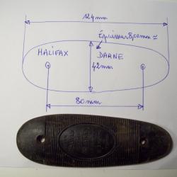 plaque de couche HALIFAX / DARNE en corne