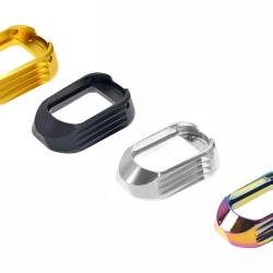 Magwell Match Grade T01 en aluminium pour Hi-Capa - ARGENT