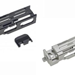 Cage nozzle en aluminium pour G17 Tokyo Marui - NOIRE