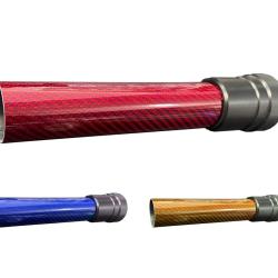 Monk Custom CANNON carbone pour M4 Airsoft - Orange 7"