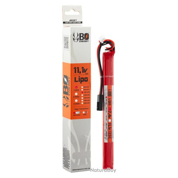 1 stick - 1000mAh 25C - Mini Tamyia