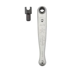 Cl&eacute; &agrave; chemin&eacute;e t&ecirc;te pivotante revolver