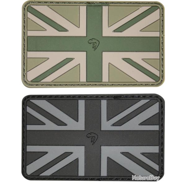 Patch PVC Union Jack Flag Viper - GRIS