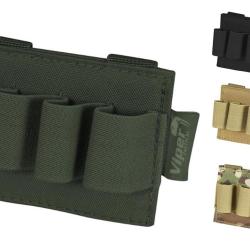 Porte cartouche Molle 4 emplacements Viper - NOIR
