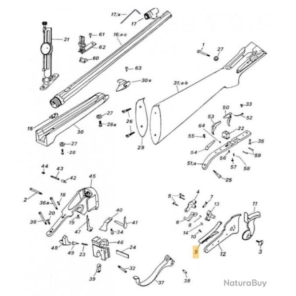 PercuteurSHARPS SPORT.FIRING PIN - R�f Peder. : 0800001007