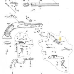 MONTURE COMPLETE LEPAGE TARGET PERCUSSION - R&eacute;f Peder. : 080003424B