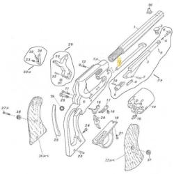CYLINDER PIN (REM13) - R&eacute;f Peder. : 0800100021