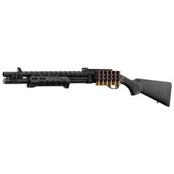 Golden Eagle R&eacute;plique de fusil &agrave; pompe M870 Strike Industries noire